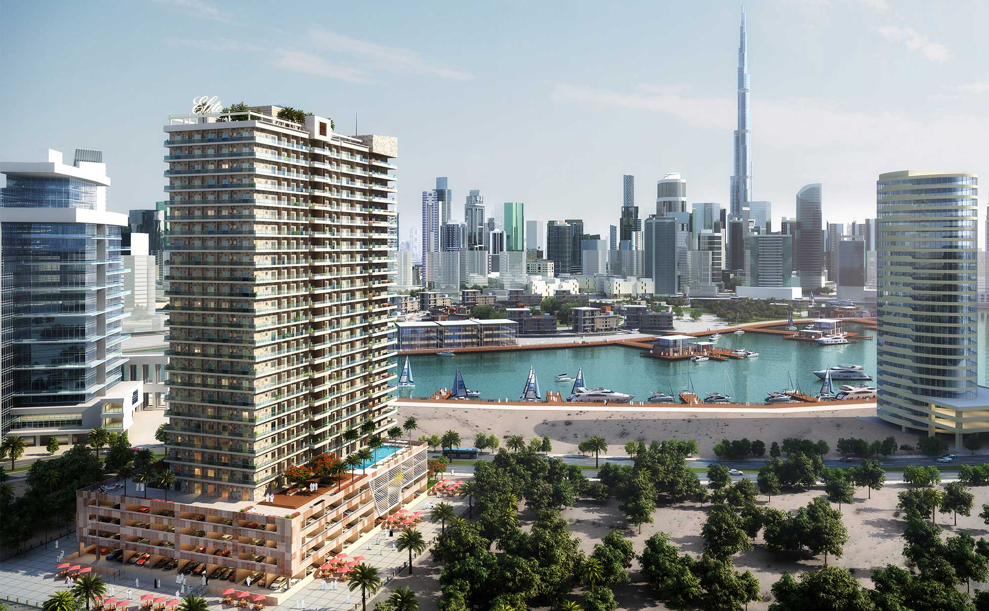 Elite Business Bay residential tower in Business Bay, Dubai